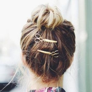 Scissor Shape Hair Clip